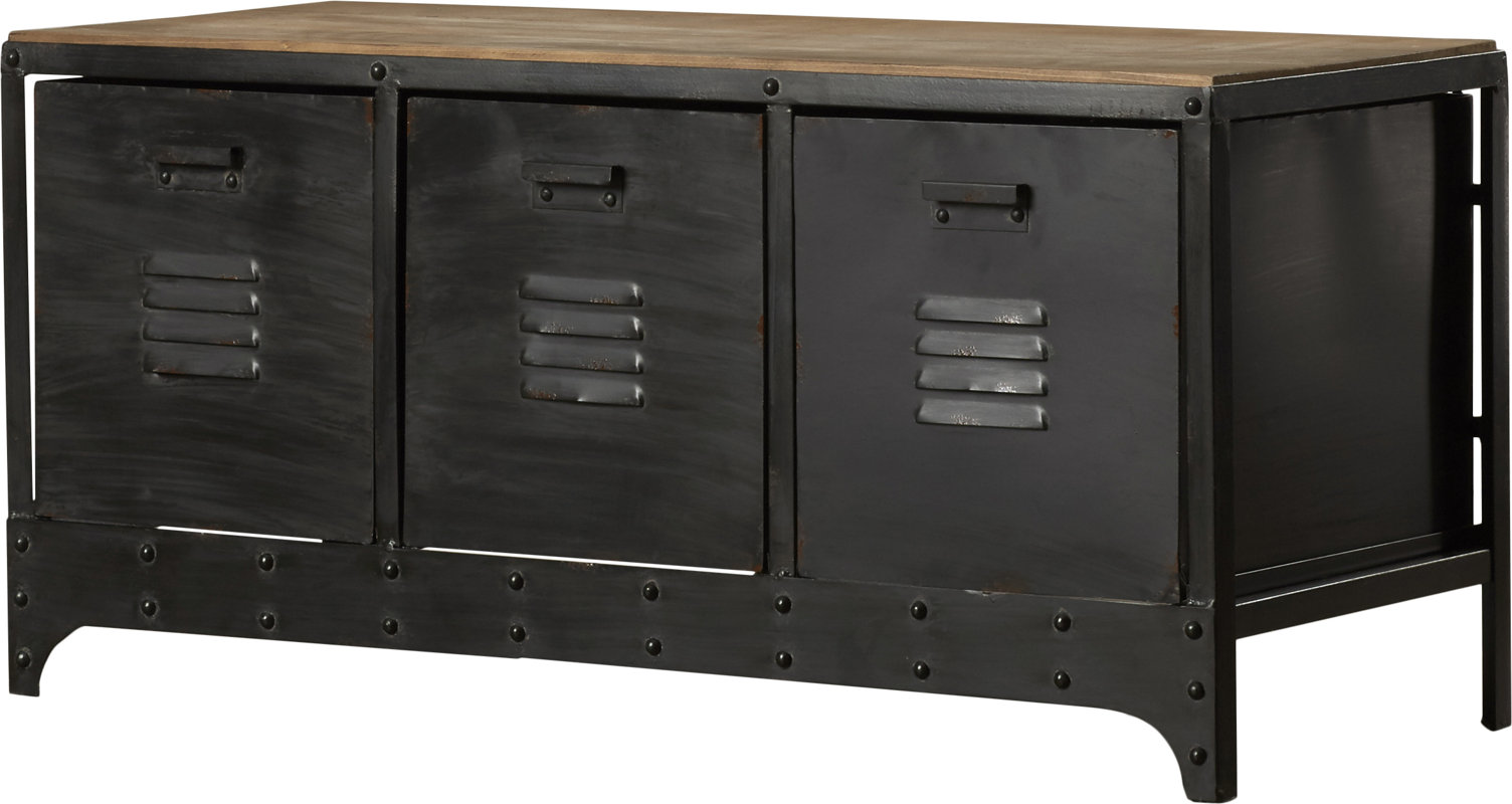 metal and wood work bench